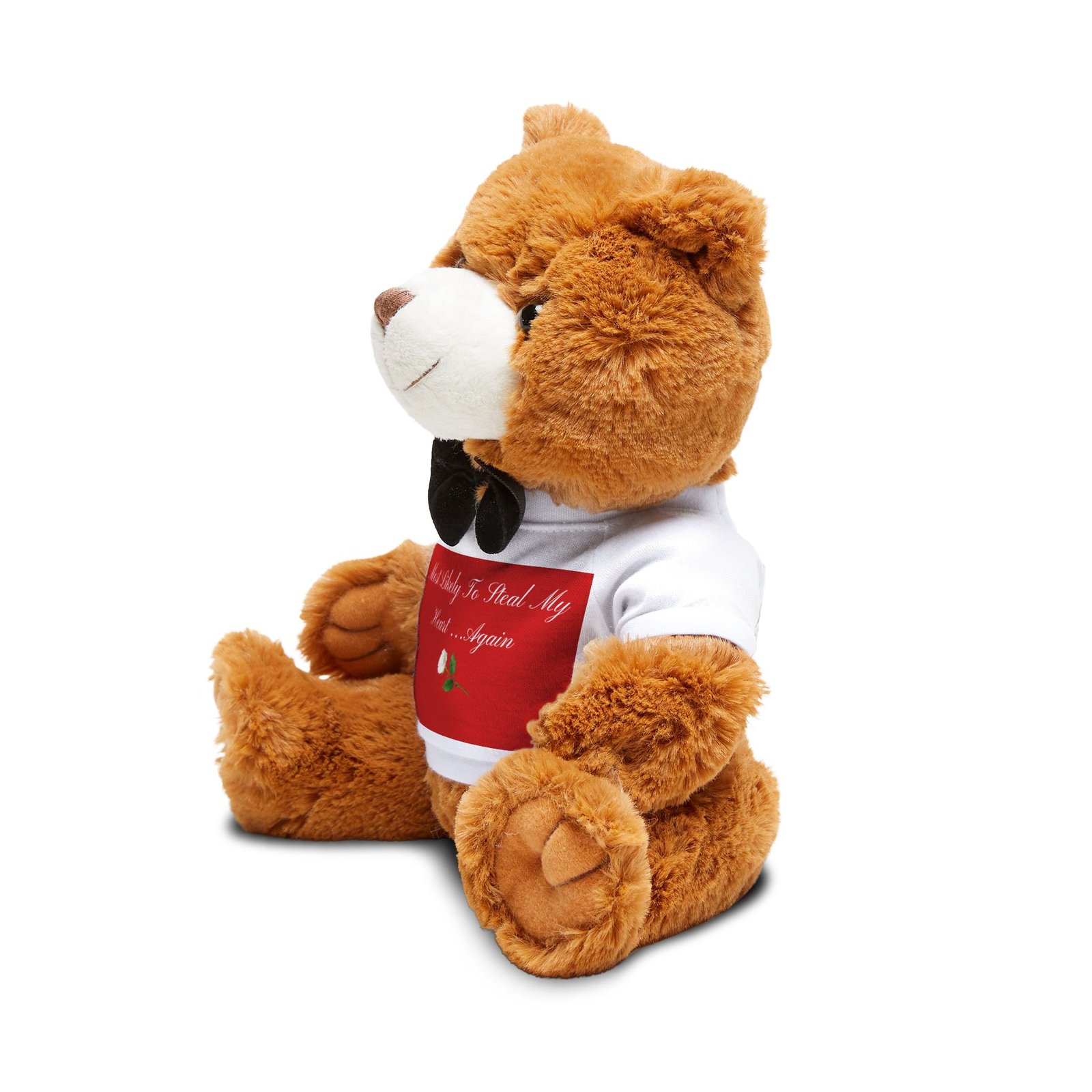 cute plush teddy bear with personalized t shirt — romantic gift for valentine’s day & anniversaries cute plush teddy bear with personalized t shirt — romantic gift for valentine’s day & anniversaries