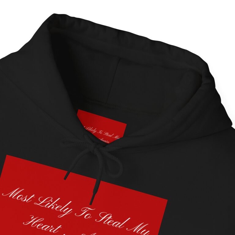 chic artistic hoodie, cozy sweatshirt for autumn, comfortable hoodie , (red,white,black).