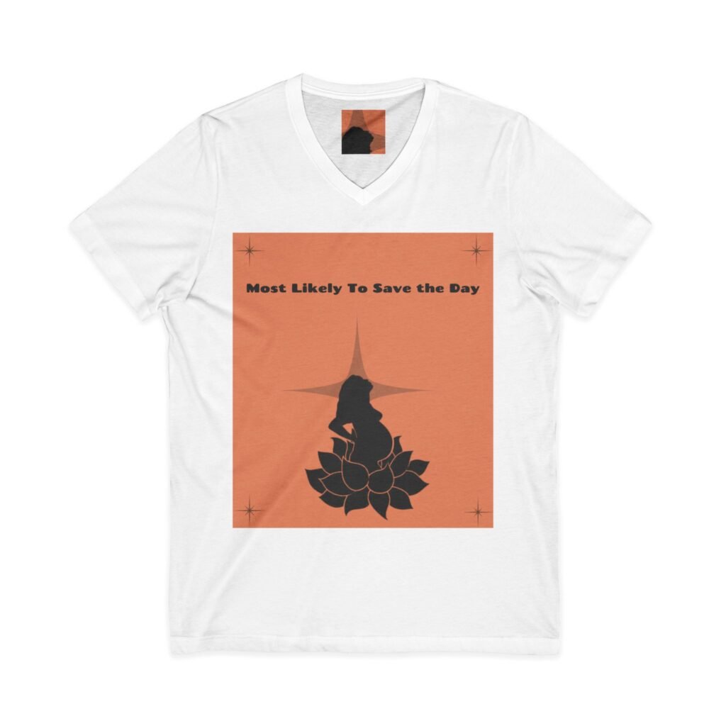 Most Likely To Save the Day V-Neck Tee most likely to save the day v neck tee