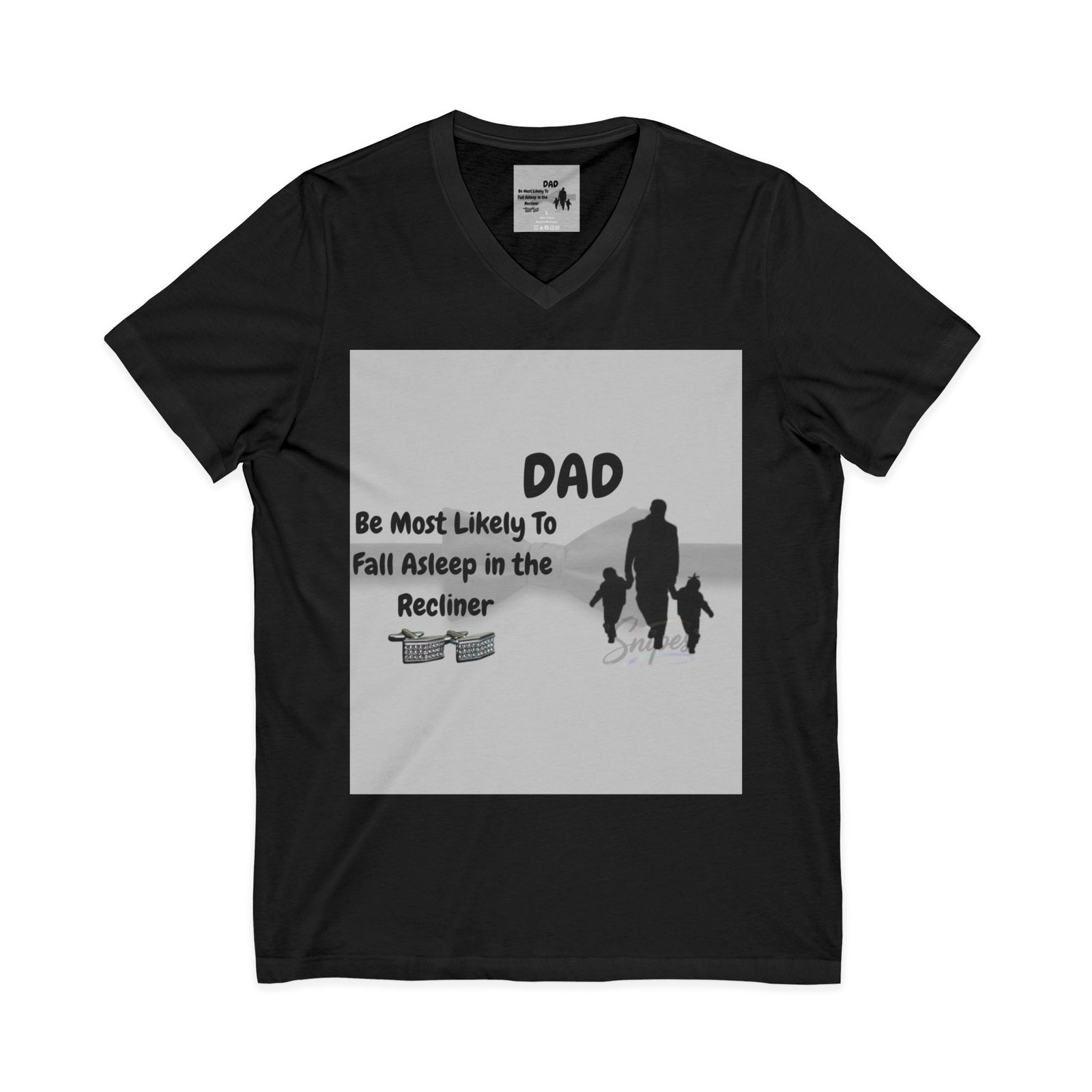 "most likely to fall asleep in the recliner" funny father’s day tee "most likely to fall asleep in the recliner" funny father’s day tee