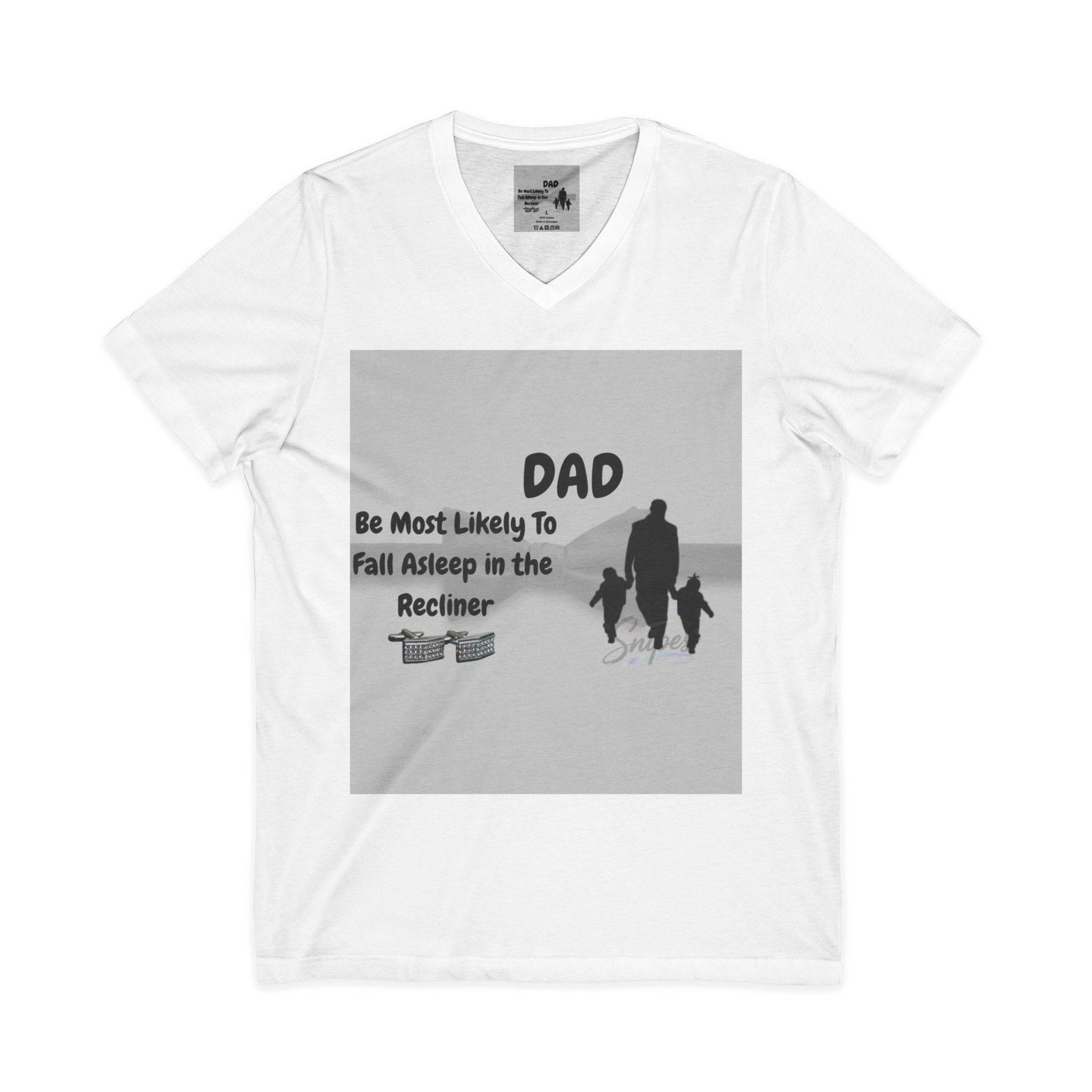 "most likely to fall asleep in the recliner" funny father’s day tee "most likely to fall asleep in the recliner" funny father’s day tee