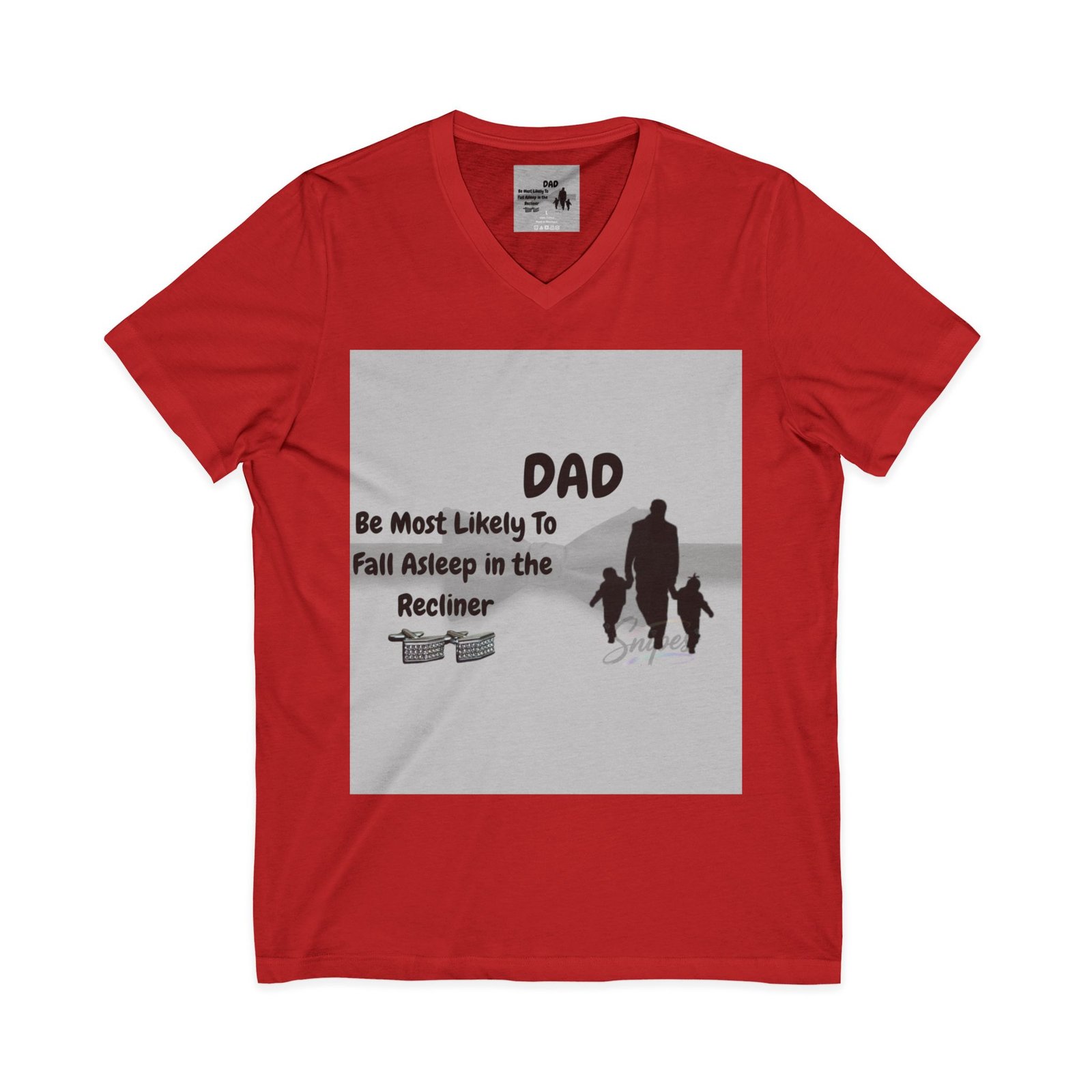 "most likely to fall asleep in the recliner" funny father’s day tee "most likely to fall asleep in the recliner" funny father’s day tee
