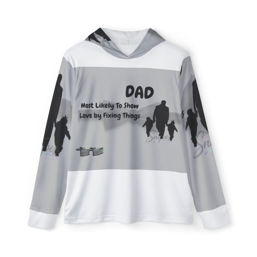 dad 'most likely to show love by fixing things' hoodie